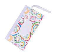 Porta salviette per, contenitore per salviette da viaggio,Borsa per salviette umidificate resistente all'acqua - Porta salviette per bagno, contenitore per salviette, design stile bohémien, cinturino