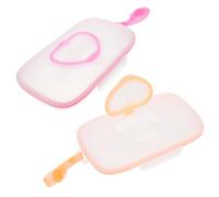 Porta Salviette Portatile in PP e Silicone, 2 Pezzi | Coperchio Pratico, Facile da Spostare, per Stanza Bimbo e Camera, Protegge Dalla Sporcizia