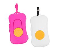 Porta Salviette Portatile per Ragazzo Ragazza 2 Pezzi in PP | Dispenser da Viaggio Leggero e Riutilizzabile, per Passeggino e Tavolo da Cena, Facile da Pulire