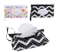 Porta Salviette Umidificate,Portabile Contenitore Salviette per Bambini,Riutilizzabile Dispenser Sacchetto,Dispenser Salviette Umidificate,Dispenser Salviette,Contenitore Salviette