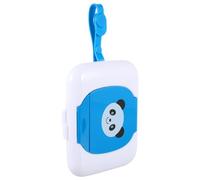 Porta Salviette Umidificate Portatile Blu in Plastica PP per Viaggio | Custodia Sottile Contro Polvere e Detriti, Si Aggancia Ovunque, Pratico Astuccio per Uso fuori Casa
