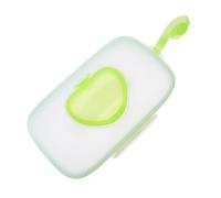 Porta Salviette Umidificate Portatile Chiusura Sigillata, 1 Pezzo | PP e Silicone, Apertura a Pulsante, Design Sottile, per Passeggiate Passeggino