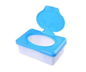 Porta salviettine - Dispenser portatile con coperchio | Contenitore ricaricabile per il bagno, antipolvere, organizer da viaggio per la cameretta dei bambini, per cambio pannolini