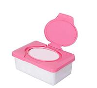 Porta salviettine in plastica, dispenser per salviettine in plastica (rosso)