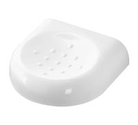 Porta sapone a muro in ABS bianco Gioia