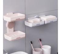 Porta Sapone Adesivo Da Doccia Piatto Di Doppio Strato Portasapone