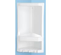 PORTA SAPONE ANGOLARE DOCCIA GRANDE JUNIOR BIANCO A VITE 38X22X14 GEDY - GEDY