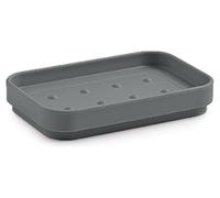 Porta sapone appoggio Gedy 631208M SEVENTY Grigio