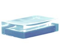 Gedy Portasapone da appoggio RA11 86 Serie Rainbow Celeste 11x7x3 cm
