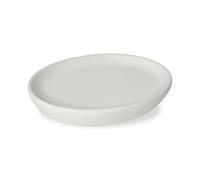 METAFORM Porta Sapone da Appoggio Bianco Opaco in Ceramica MOD. Chloe