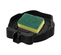 Porta sapone da doccia | Vassoio in spugna da cucina in silicone | Ciotola per sapone antiscivolo rosa con drenaggio per lavello della cucina, bagno, doccia, viaggio, esterno e spazi