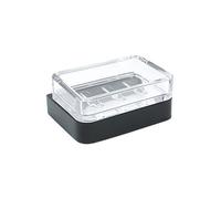 Porta Sapone Mod 25 Metaf Nero 12,5 cm x H 5 x 10,2