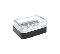 PORTA SAPONE Mod 25 Nero cm 12.5 x h 5 x 10.2 Accessori Bagno Metaform