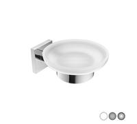 Porta Sapone Mod Hotel Maison Metaf Spazzolato 11 cm x H 5,5 x 13,5
