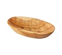 Porta sapone ovale in Legno di ulivo - Ovale