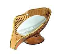 Porta sapone per doccia | Vassoio trasparente - Supporto per sapone solido in barra - ideale per bagno, doccia, lavanderia, piano di lavoro