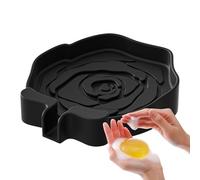 Porta sapone - Vassoio in spugna in silicone | Ciotola per sapone antiscivolo rosa con drenaggio, per lavello della cucina, bagno, doccia, viaggio, esterno e spazi