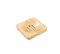 Porta Saponetta 1 pz portasapone in bambù da bagno vassoio rettangolare/quadrato/rotondo forniture for il(Color02)