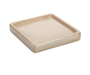 Porta saponetta In Ceramica Lucida Beige Cuba