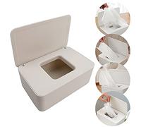 Porta Scatola Dispenser,Scatola porta salviette umidificate Porta scatola per salviette Contenitore per salviette umidificate,per Home Office (white)