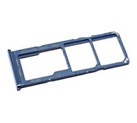 Porta Scheda Dual SIM e Carrello di Memoria micro-SD per Samsung Galaxy M32, Sostituzione Originale, Azzurro