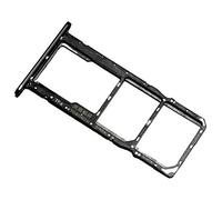 Porta Scheda Dual SIM e Carrello Micro-SD per Huawei Y5 2019, Parte di Ricambio Originale, Mezzanotte Nera