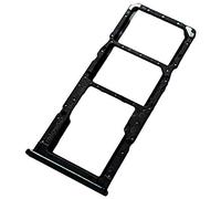 Porta Scheda Dual SIM e Carrello Micro-SD per Samsung Galaxy A51, Parte di Ricambio Originale, Nero