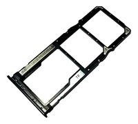 Porta Scheda Dual SIM e Carrello micro-SD per Xiaomi Redmi Note 10 Pro, Parte di Ricambio Originale, Grigio