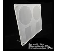 Porta scheda fotografica acrilica trasparente con cornice CD vetrina per ricordi