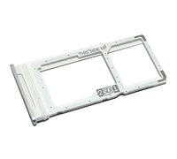 Porta Scheda SIM e Carrello Memoria micro-SD per Motorola Moto G 5G, Parte di Ricambio Originale, Argento