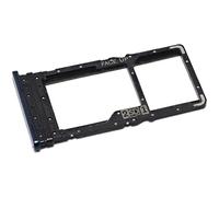 Porta Scheda SIM per Motorola Moto G8 Power (XT2041) + Carrello Micro-SD, Sostituzione Originale, Blu