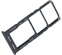 Porta Scheda SIM per Samsung Galaxy A04s (SM-A047F), Dual-Nano-SIM + micro-SD, Sostituzione Originale, Nero