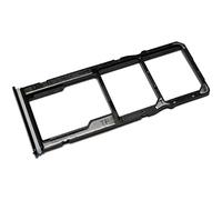 Porta Scheda SIM per Xiaomi Redmi Note 10S (M2101K7BG) + Carrello Micro-SD, Sostituzione Originale, Nero