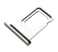 Porta Scheda Single Nano SIM per Apple iPhone 11 (A2221), Parte di Ricambio Originale, Bianco
