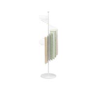 Porta Sciarpe di Design A Spirale per Appendere Lo Scialle,Scaffale per Sciarpe in Ferro Indipendente per Cravatta da Collo Borsa Pantaloni Yoga,Supporto Multiuso per Abiti Pa(Size:150cm,Color:Bianco)