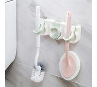 Porta Scopa Da Parete Scope Muro Accessori Bagno Ganci Rimovibili