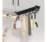 Porta Scopa E Mocio Estraibile, Organizzazione E Stoccaggio Lavanderia, Ganci Per Organizzazione Garage, Organizer Per Attrezzi Da Giardino, Organizer Portaoggetti Estraibile Per Armadio(18.11in-16 ho