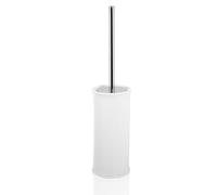 PORTA SCOPINO DA TERRA BICCHIERE SCOPINO WC TOILETTE SET BAGNO BIANCO IMPERO