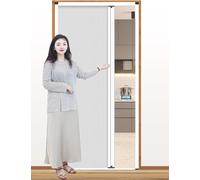 Porta scorrevole a fisarmonica bianca personalizzata per bagno, doccia, armadio, dispensa da cucina, maniglia e serratura, dimensioni regolabili con guida superiore/inferiore per una facile