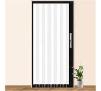 Porta scorrevole a fisarmonica con serratura e chiavi, divisorio temporaneo per armadio, bagno, camera da letto, dispensa