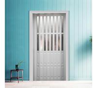 Porta scorrevole a fisarmonica - Divisorio interno in plastica PVC trasparente, spessore 12 mm, 152 x 178 cm