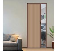 Porta scorrevole a fisarmonica per armadio, divisorio interno moderno, pannello pieghevole in tessuto cellulare con chiavistello, decorazione per cucina/sala da pranzo