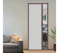 Porta scorrevole a fisarmonica per armadio, divisorio interno moderno, pannello pieghevole in tessuto cellulare con chiavistello, decorazione per cucina/sala da pranzo