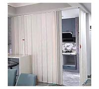 Porta scorrevole a scomparsa a soffietto in PVC con sistema a fisarmonica interna a fisarmonica con sistema di binari/carrucole ideale per cucina e bagno