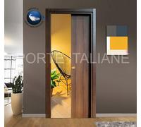 Porta scorrevole a scomparsa con CHIUSURA AUTOMATICA per PORTE BAGNO scrigno