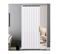 Porta Scorrevole A Soffietto Porta A Soffietto Senza Foratura Piastra In Alluminio Resistente, Non Facile Da Rompere E Sbiadire Per Porte, Docce E Divisori Per Ambienti(30x40in(76x101cm))