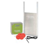 Porta scorrevole automatica per pollai Kerbl Hobbyfarming - L 40 x H 43 cm