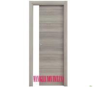 Porta microtec 210x70 scorrev. rovere grigio