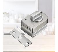 Porta scorrevole del bagno Double Double Sicurezza doppia porta (argento)