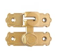 Porta scorrevole - Fermaporta per la privacy del bagno senza perforazione, hardware di bloccaggio in metallo resistente, meccanismo di bloccaggio facile da installare per porte a gallo